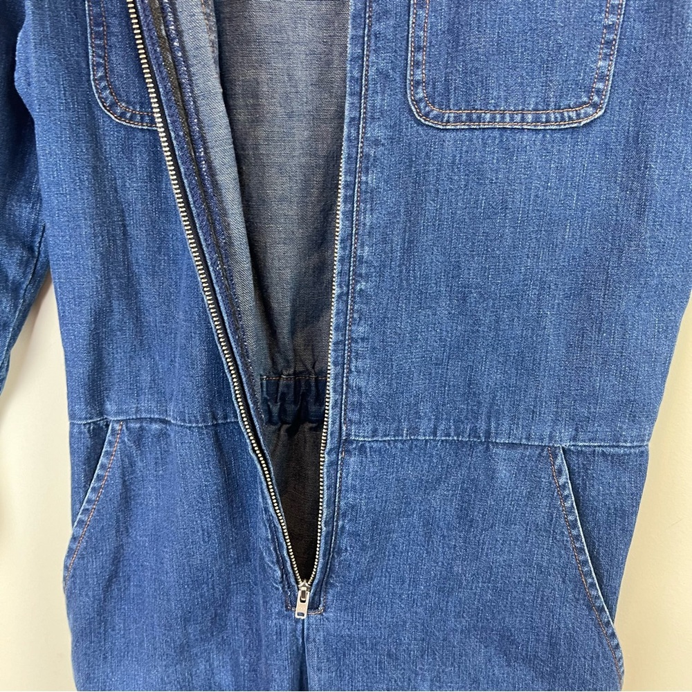 A.P.C. Combi Truck Jumpsuit in Indigo Women’s 36 FR/S US - Picture 8 of 16